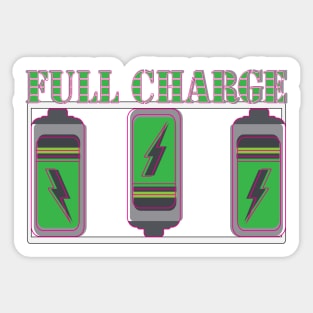 Full Charge Sticker